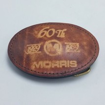 Vintage 1989 MORRIS 60th Anniversary Belt Buckle- Numbered 3 3/4&quot; x 2 5/8&quot; - £12.79 GBP