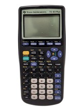 Texas Instruments TI-83 Plus Graphing Calculator With Cover - For Parts Only - £9.72 GBP