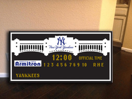 new york yankees scoreboard, Yankees score board, yankees decor - $135.00