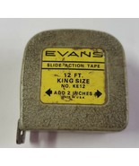 Vintage Evans Slide Action 12 ft King Size Tape Measure KE12. See All Pi... - £7.21 GBP