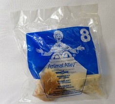 Vintage Sealed 2001 Mc Donald&#39;s Toys R Us Animal Alley Riggsley Lion Plush #8 - £11.62 GBP