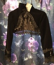 Gorgeous Angel Secret Victorian Gothic Bolero Jacket Size S  NWT - £99.55 GBP