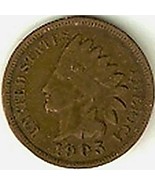 Indian Head Cent 1905 Fine - £3.49 GBP