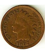 Indian Head Cent 1907 G  - £3.49 GBP