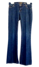 Arizona Jeans sz 5 long Favorite Flare Leg Stretch Denim Pants Back to S... - $15.77