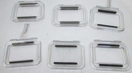 Lot of 6 GoPro Hero Skeleton Clear Plastic Back Door  for Case - Used - £15.17 GBP