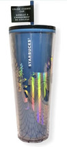 NEW Starbucks 2021 Winter Holiday Blue Mermaid 24Oz Venti Tumbler Color Changing - £31.06 GBP