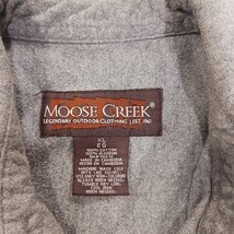 Moose Creek RN#116636 Men's Gray Cotton Heavyweight Long Sleeve Shirt Size XL image 3
