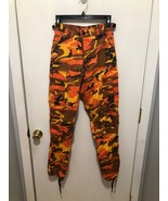 Rothco Color Camo Print Tactical BDU Pants Button Fly 25X31 Drawstring A... - $449.55 MXN