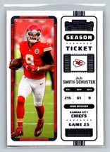 2022 Panini Contenders JuJu Smith-Schuster #60 Kansas City Chiefs - £1.59 GBP