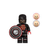 1 Piece U.S. Agent Minifigure Toy with Battle-Damaged Shield - $3.60