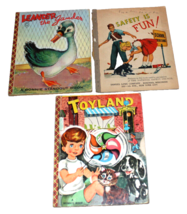 3 Lot Vintage Childrens Books - A Bonnie Standout Book - Hardcovers From 1950s - £7.04 GBP