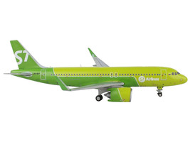Airbus A320neo Commercial Aircraft S7 Airlines Green 1/400 Diecast Model Airplan - £42.84 GBP