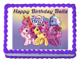 My Little Pony Edible Cake Image Cake Topper - $9.99+