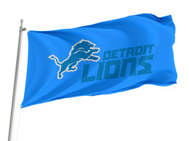 Flag 3x5 outdoor, Detroit Lions NFL , Size -3x5Ft / 90x150cm, Garden flags - £23.82 GBP