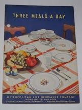 THREE MEALS A DAY Suggstions for Good Food at Low Cost [Paperback] No st... - $9.79
