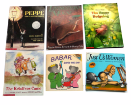 Lot of 6 Softcover Children&#39;s Books Stephen Gammell Scholastic De Brunhoff PB SC - £11.78 GBP