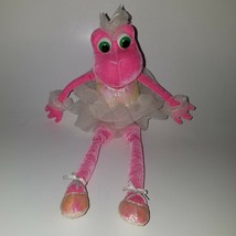 Russ Bettina Pink Frog Ballerina Plush Spring Recital Stuffed Animal Toy... - $24.70