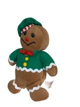 2000 Giftco Inc. Gingerbread Man Plush Stuffed Animals With Santa Cap - £6.75 GBP