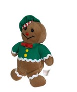 2000 Giftco Inc. Gingerbread Man Plush Stuffed Animals With Santa Cap - £6.75 GBP