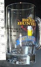 Beer Hunter Sports Pub &amp; Grill Glass Beer Mug Stein Vintage Advertising - £15.74 GBP