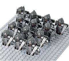 Medieval Age Castle Knights Military Armored Rome Soldiers Figures 13Pcs... - $18.80