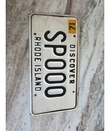 1971 Discover Rhode Island Sample License Plate SP 000 - €42,79 EUR