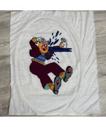 Vtg Punch Embroidery Art Circus Clown Finished Needlework Unframed Handm... - $476.83 MXN