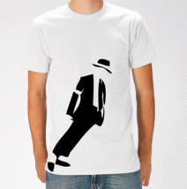 Michael Jackson White Men&#39;s T Shirt Pop Music - £11.77 GBP