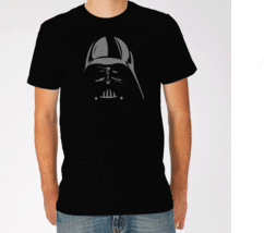 Star Wars Darth Vader Mask Black T-Shirt New - $15.00