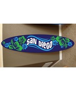 San Diego surf board surfboard decor hawaiian beach surfing beach decor - £93.86 GBP