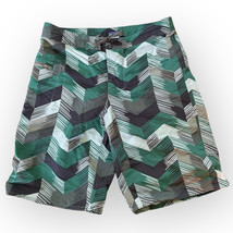 Patagonia Pantaloni Corti Da Surf Wavefarer Blu Verde Taglia 14 - £26.78 GBP