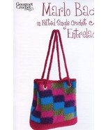 Marlo Bag in Felted Single Crochet Entrelac Gourmet Crochet Pattern NEW - $6.27
