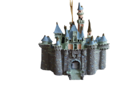 Cracked*  Vintage Disneyland Sleeping Beauty Castle Christmas Ornament 3... - $10.00