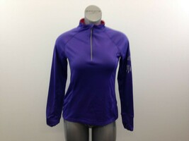 MPG Women’s 1/4 Zip Pullover Athletic Top Size Medium Purple Pink Long S... - $7.92