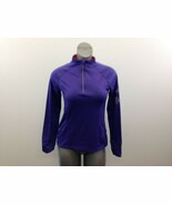 MPG Women’s 1/4 Zip Pullover Athletic Top Size Medium Purple Pink Long S... - $7.92