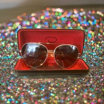 O BY OSCAR DE LA RENTA Sabrina Sunglasses in Silver/Blush New In Case RV... - £77.53 GBP