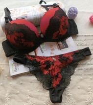 Sexy Lace Push Up Bra Sets Bra Panty Romantic Intimate Women&#39;s Underwear... - $18.88