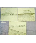 8 Cream Colored Note Cards With Envelopes 5&quot; x 4&quot; Gardiner Dam SK Vintag... - £6.40 GBP