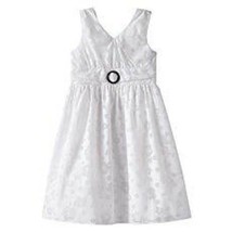 Girls Dress Easter Candies White Burnout Sleeveless Sundress Empire $46-size 6 - £18.99 GBP