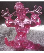 Vintage Clear Pink Plastic Clown Made In Hong Kong - $56.92 MXN