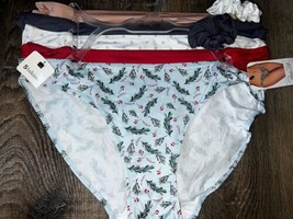 Rene Rofe ~ Womens Bikini Underwear Panties Polyester Blend 5-Pair ~ XL - £23.18 GBP