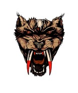 Wolf Mythical Creature1-ClipArt-Digital Art Clip-Digital. - $37.17 MXN