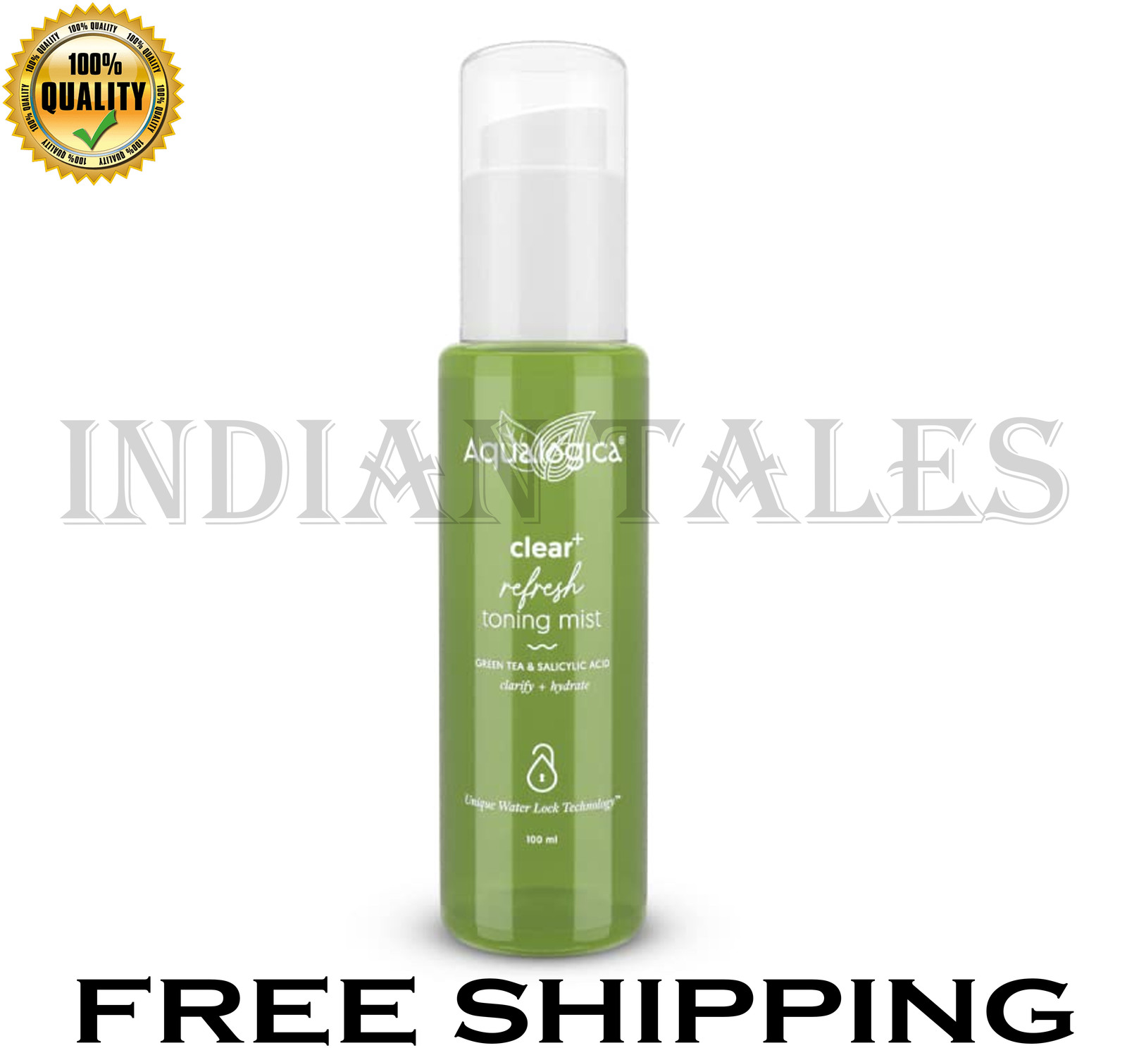 Aqualogica Clear+ Refresh Toning Mist with Green Tea & Salicylic Acid (100ml) - $21.99