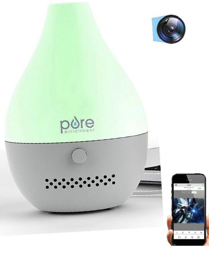 4K WiFi Oil Diffuser Nanny Camera Audio Video Recording With Motion Dete... - $4,523.34 MXN