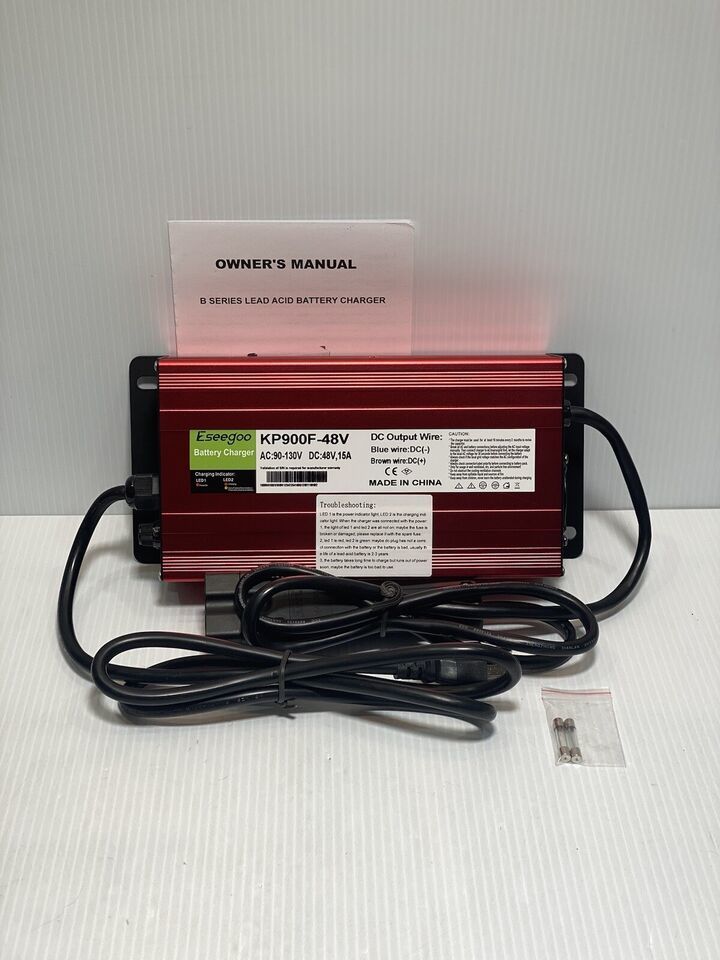B Series Lead Acid Battery Charger KP900F-48V - 90-130V, DC 48V, 15A - $59.98