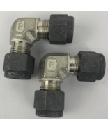 Lot of 2 x 1/2&quot; Tube Union Elbow 316 ss  PARKER CPI 8-8 EBZ-SS NEW - €15,24 EUR