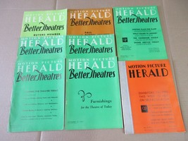 Vintage Motion Picture Herald Better Theatres Magazine Lot of 8 Magazines    12 - £286.77 GBP