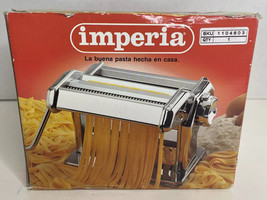 Imperia Titania Pasta Noodle Maker Roller Cutter Chromium Steel Made in ... - £27.96 GBP