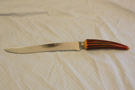 Large Cutlery Knife with Faux Wood Handle - Stainless Steel - $13.99